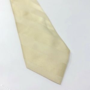 Versa Men's Neck Tie Silk Champagne Cream Classic